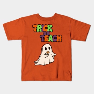 Halloween Teacher Trick or Teach Kids T-Shirt